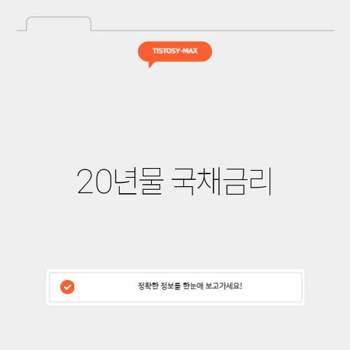 20년물 국채금리