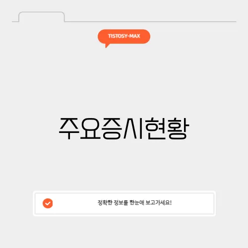 주요증시현황
